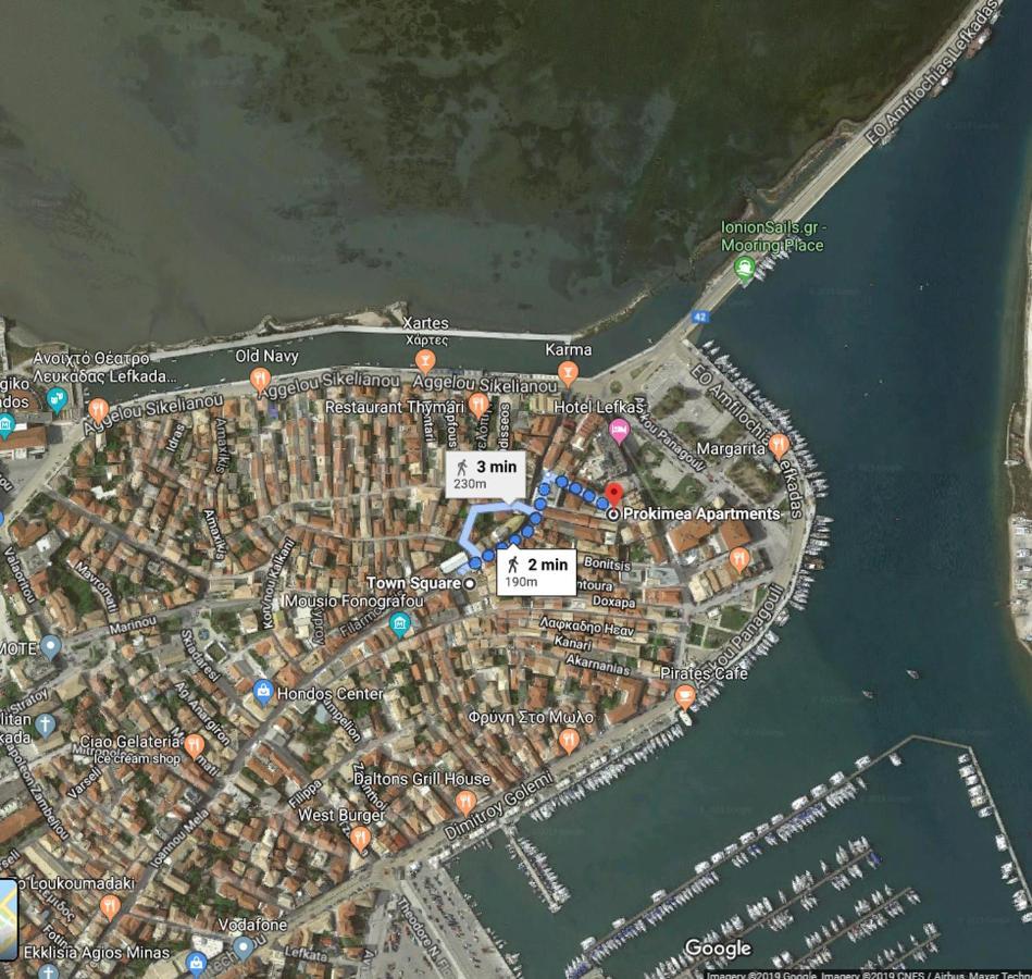 Prokimea Seaview Apartments Lefkáda Eksteriør bilde